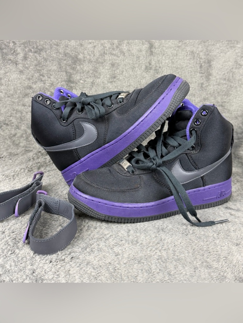 Rare Limited Edition Nike AF-1 '82 Black & Purple 334031 - 002 SIZE 7 Women’s